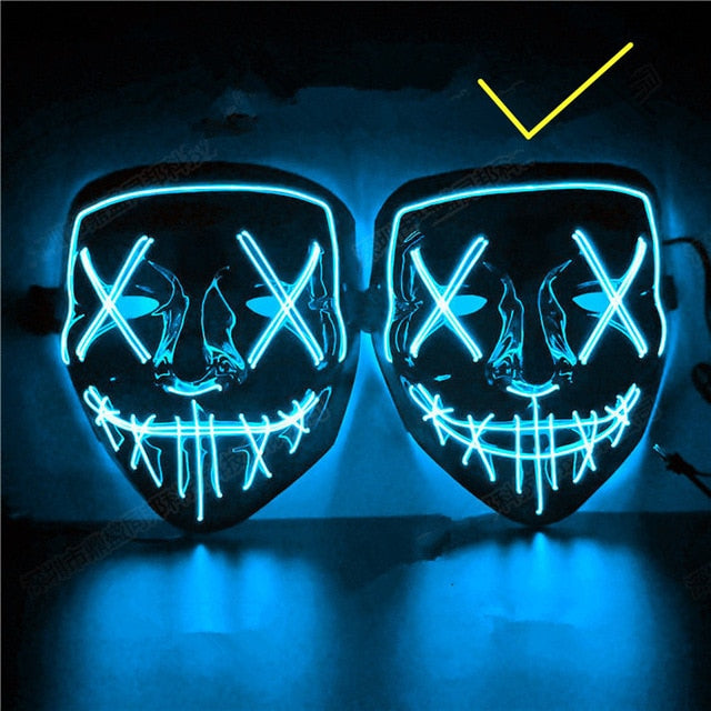 Máscara De Led Halloween