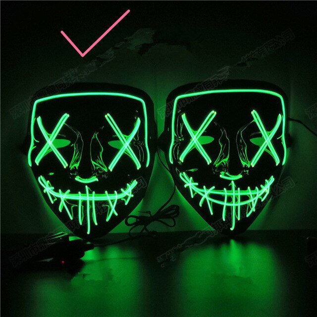 Máscara De Led Halloween