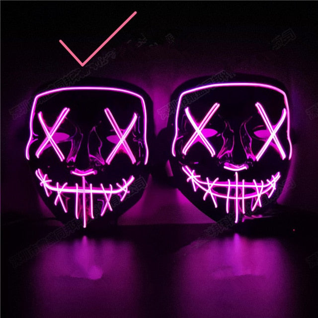 Máscara De Led Halloween