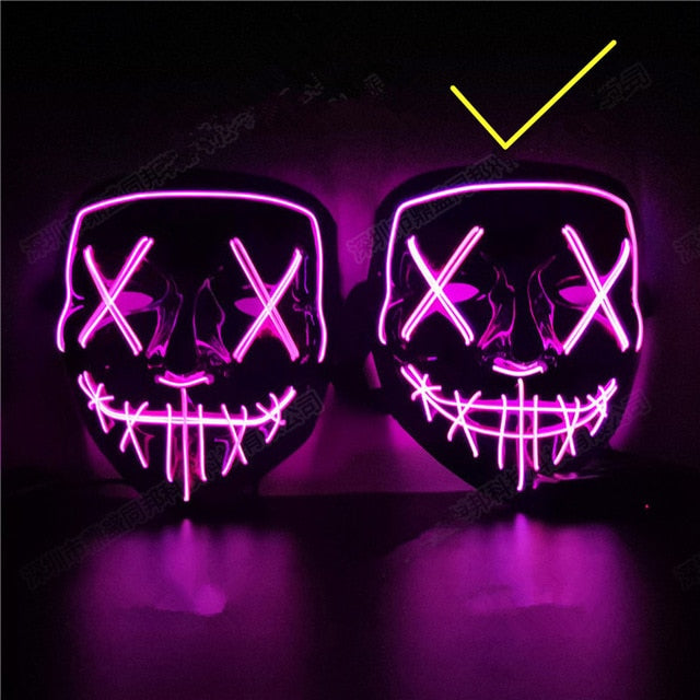 Máscara De Led Halloween