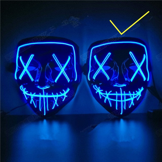 Máscara De Led Halloween