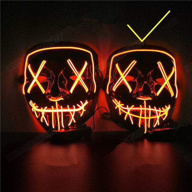 Máscara De Led Halloween