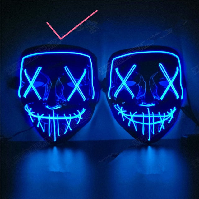 Máscara De Led Halloween