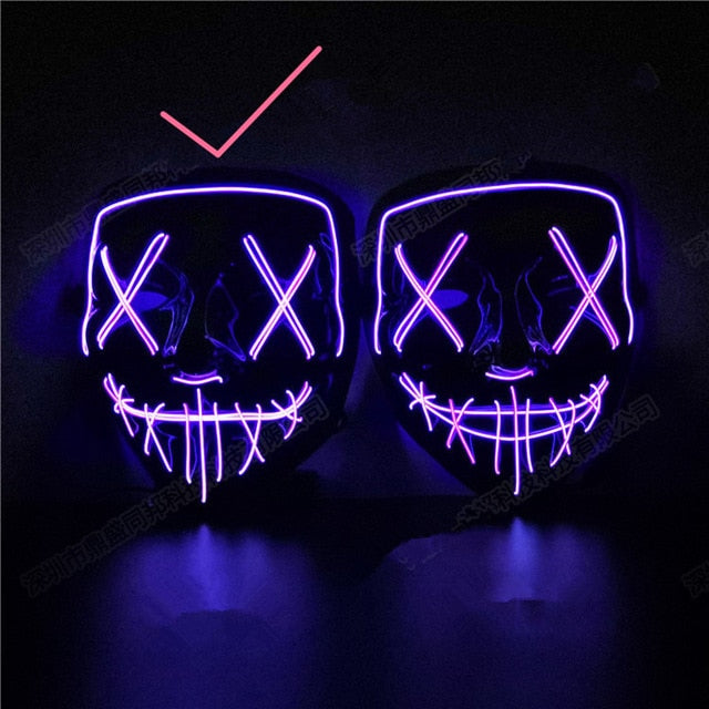 Máscara De Led Halloween
