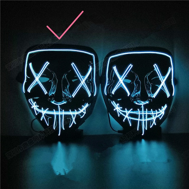 Máscara De Led Halloween