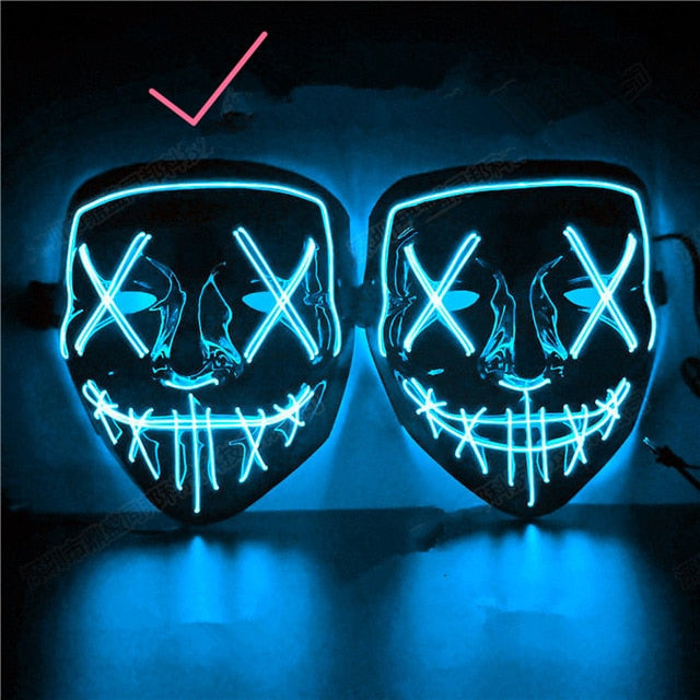 Máscara De Led Halloween
