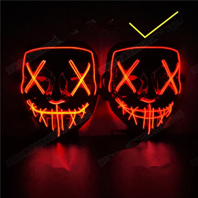 Máscara De Led Halloween