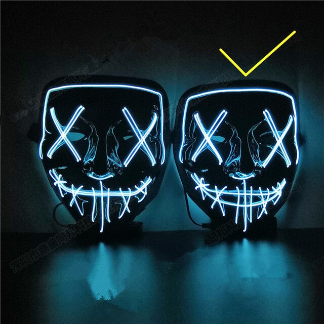 Máscara De Led Halloween