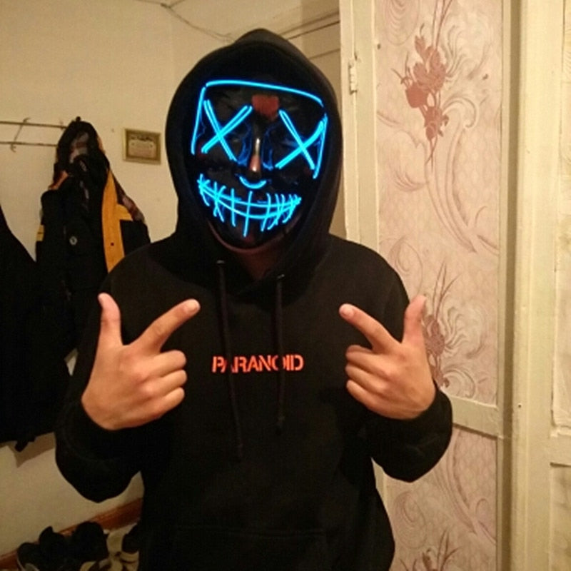 Máscara De Led Halloween
